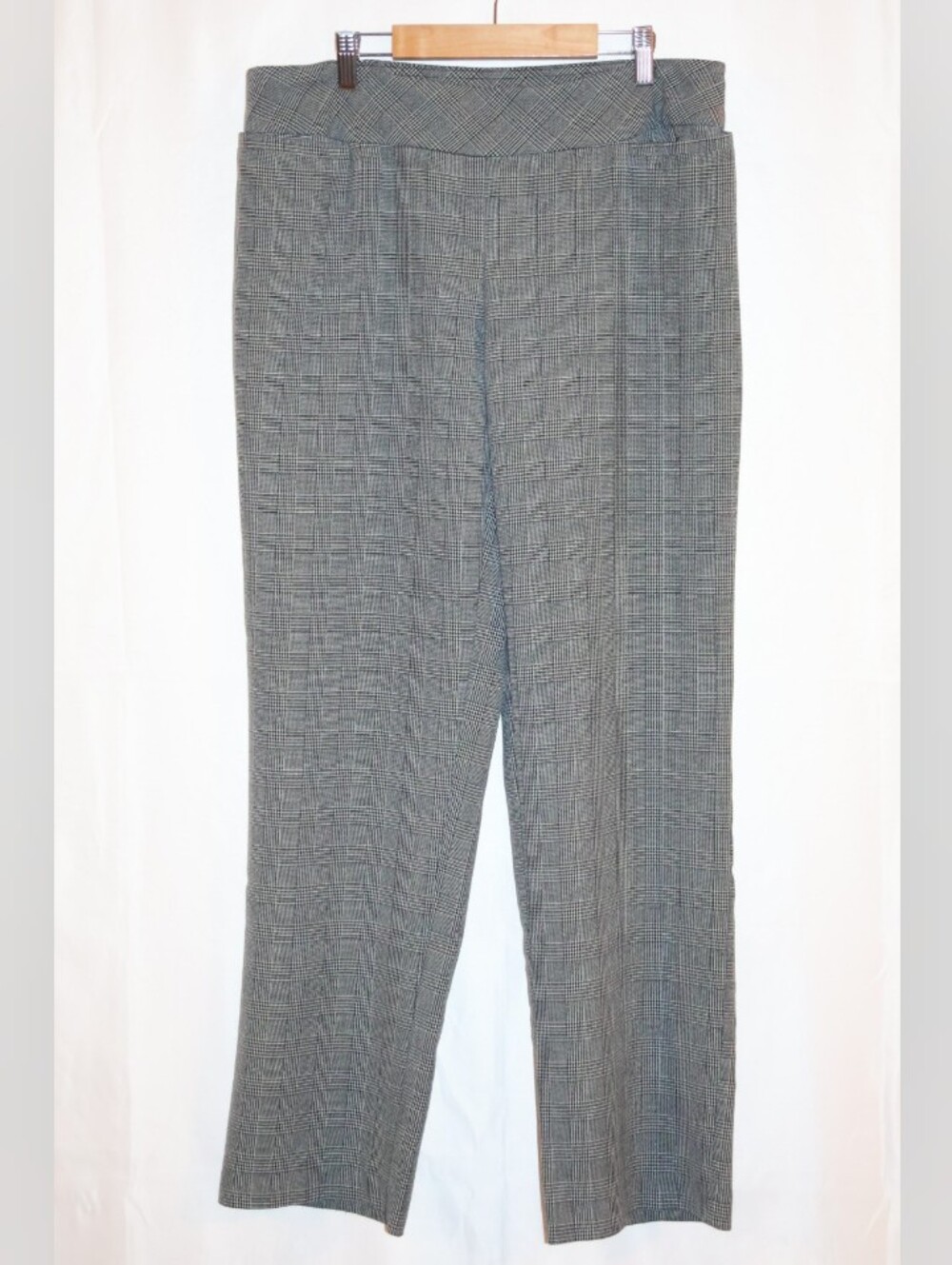 Kim Rogers Black & Gray Glen Plaid Millennium Dress Pants.